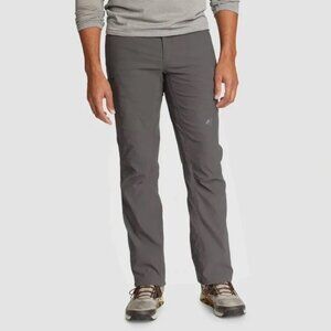 Eddie Bauer Men's Gray First Ascent Guide Pro Pants Fleece Lined 36/32